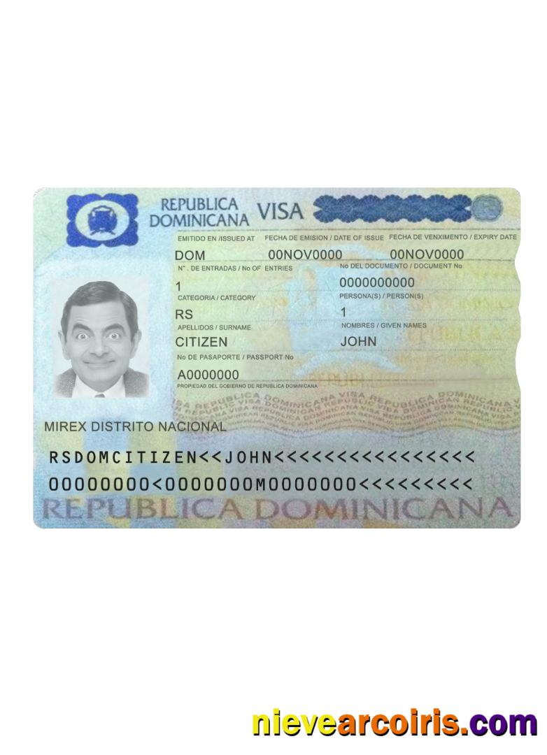 Dominican Republic travel visa